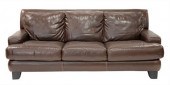 LEATHER UPHOLSTERED SOFALeathe