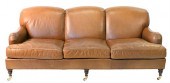 LEATHER UPHOLSTERED SOFALeathe