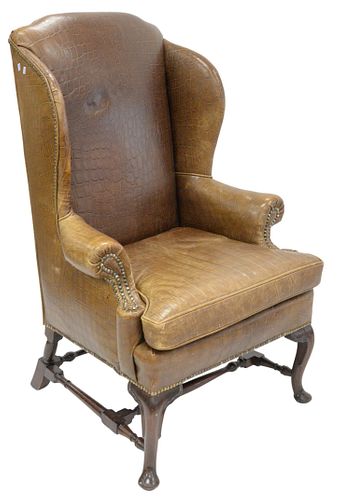 LEATHER UPHOLSTERED WING