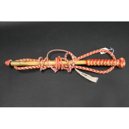 Leather whip
