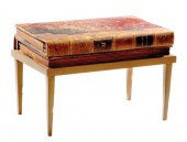 Leatherbound book coffeetable