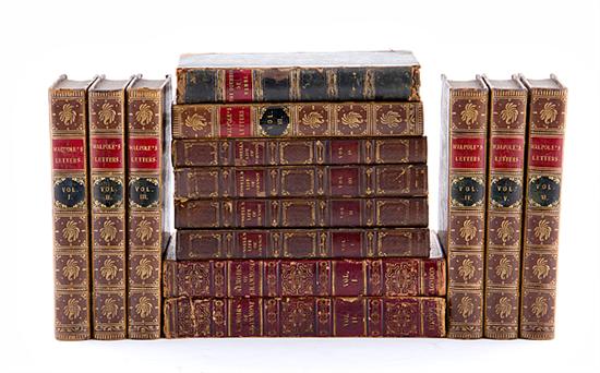 Leatherbound books: biographies
