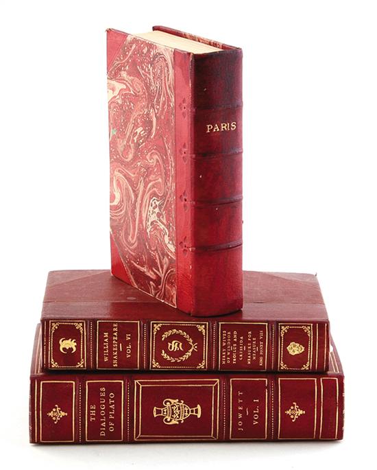 Leatherbound books: Literature