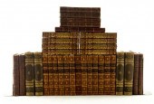 Leatherbound books: poetry and