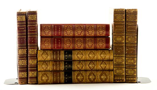 Leatherbound books: poetry Butler