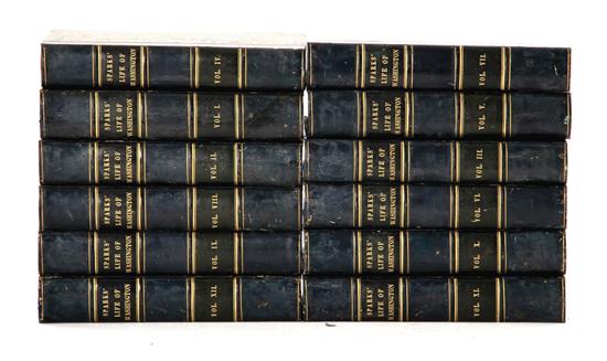 Leatherbound books: Sparks' Life of