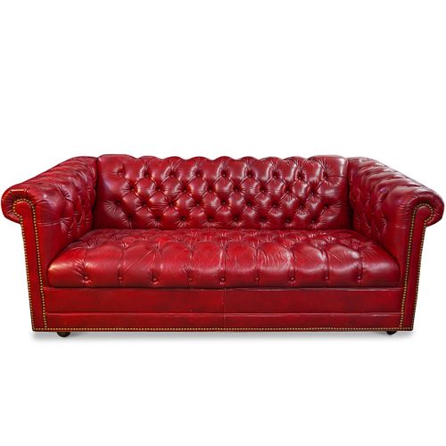 LEATHERCRAFT CHESTERFIELD TUFTED