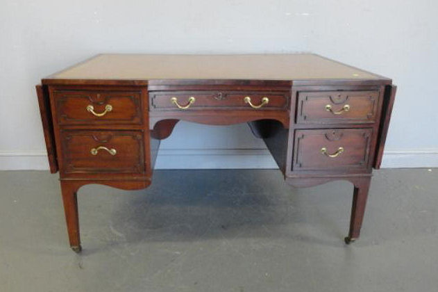 Leathertop Partners Desk with