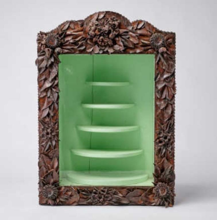 LEATHERWORK DISPLAY CABINETAn