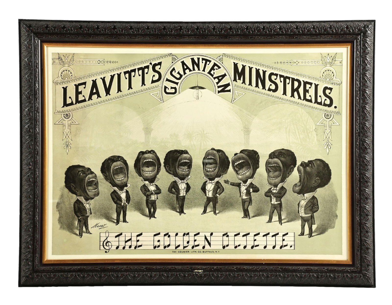 LEAVITT'S GIGANTEAN MINSTRELS