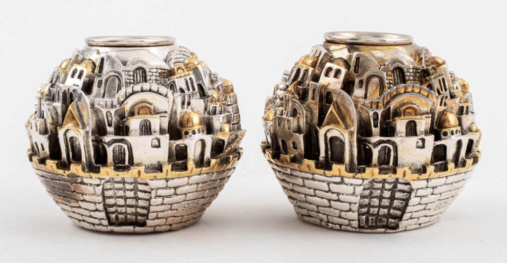 LEBITSKI STERLING CLAD SHABBAT