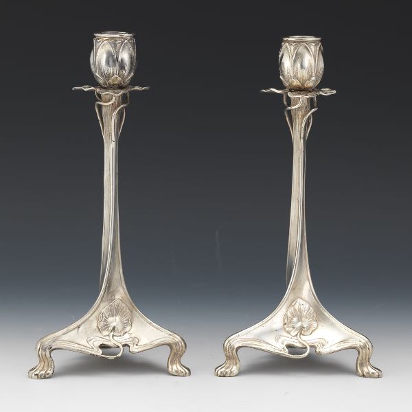 LEBKUECHER ART NOUVEAU PAIR OF