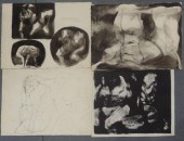 LEBRUN Rico. 4 Works on Paper: