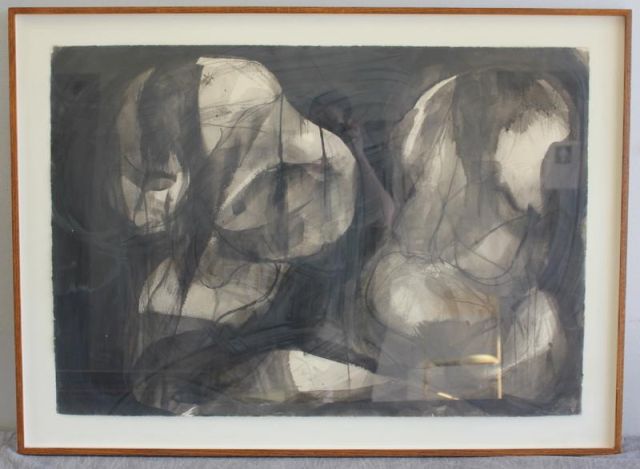 LEBRUN Rico. Inkwash.Signed lower