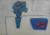 LECHAY James. Gouache ''Goldfi