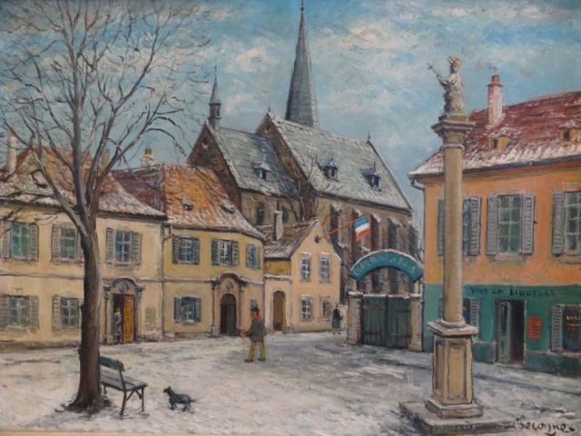 LECOQUE Alois. O/C French Winter