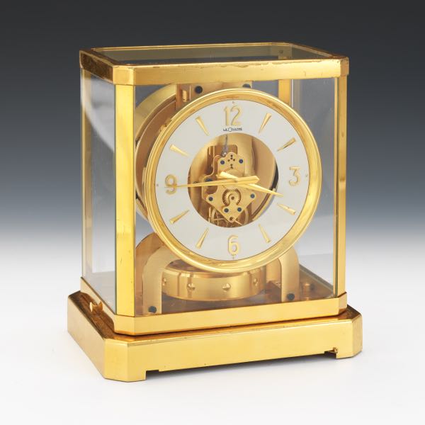 LECOULTRE ATMOS BRASS AND GLASS