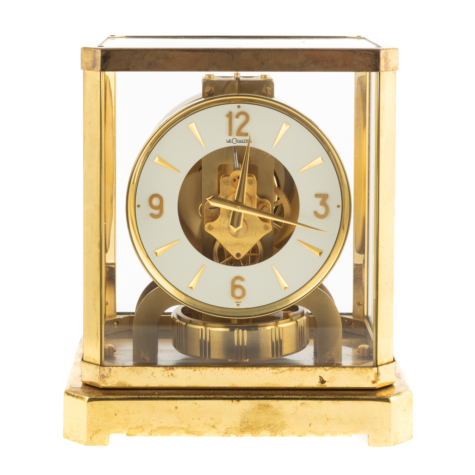 LECOULTRE ATMOS CLOCK Brass and