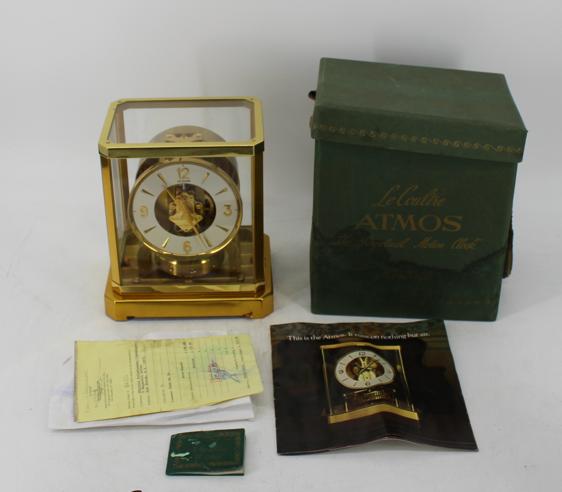 LECOULTRE ATMOS CLOCK SERIAL #