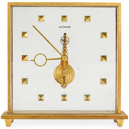 LECOULTRE BRASS CLOCKDESCRIPTION: