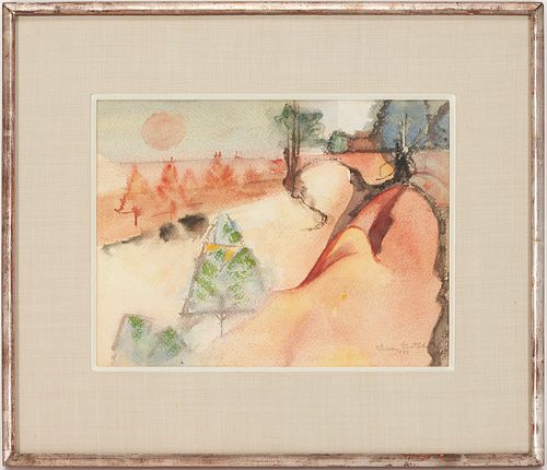 LEE GATCH W/C "THE PASSING LAND,"
