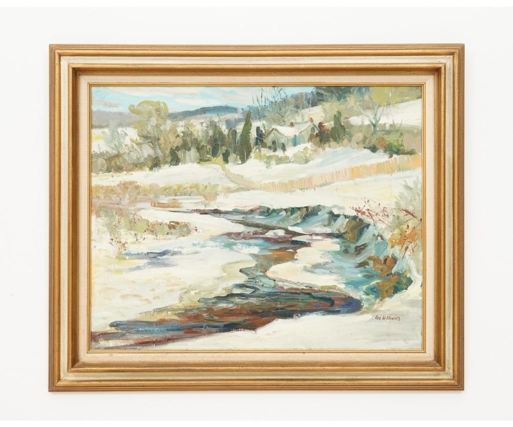 Lee H. Hughes, Impressionist oil on