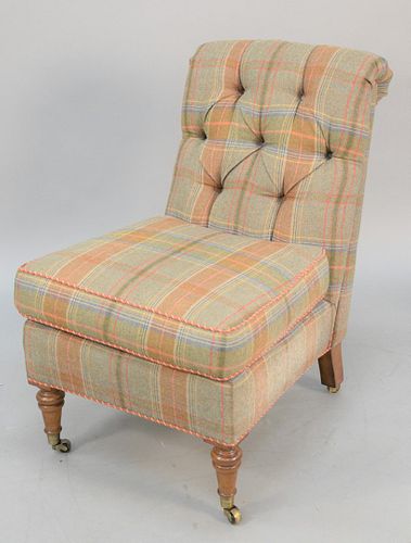 LEE JOFA UPHOLSTERED CHAIR.Lee Jofa