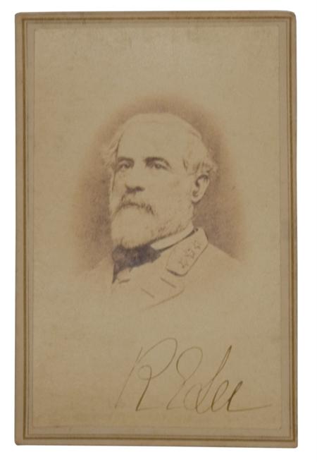 LEE, ROBERT E. Carte-de-visite