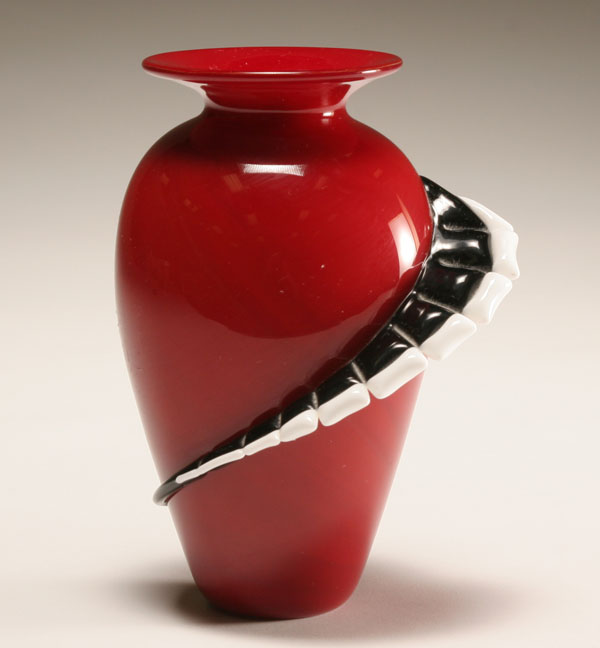 Lee Wassink red studio glass