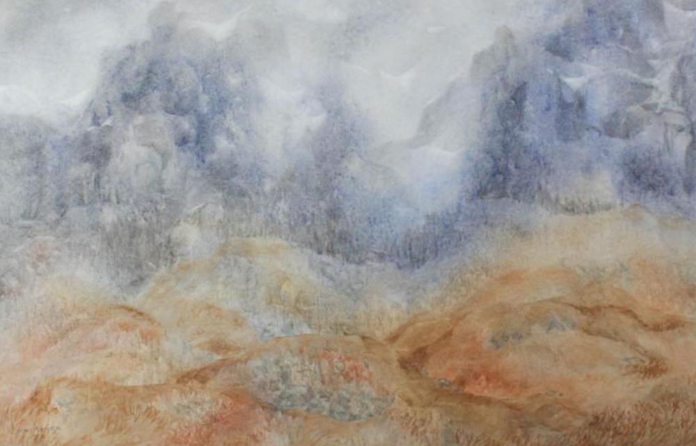 LEE WEISS WATERCOLOR ON PAPERLEE