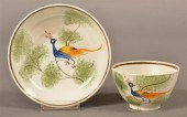 LEEDS CHINA PEAFOWL DECORATED