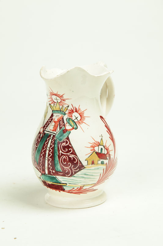 LEEDS CREAM PITCHER.  England  late
