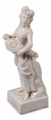 LEEDS CREAMWARE FIGURE OF A FE