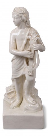LEEDS CREAMWARE FIGURE OF APOL