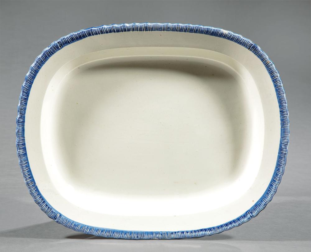 LEEDS CREAMWARE PLATTERLeeds Blue