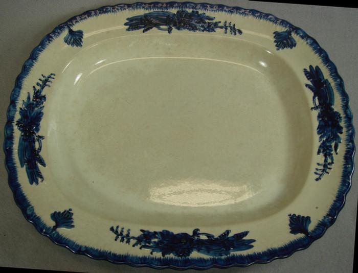 Leeds pearlware blue featheredge