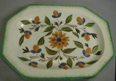 Leeds pearlware green feathere