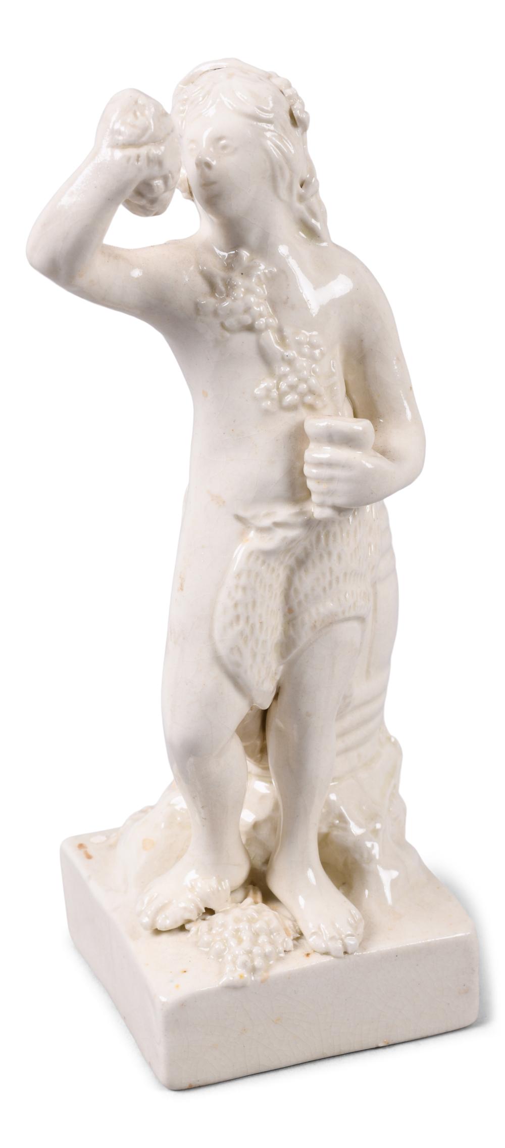 LEEDS POTTERY CREAMWARE FIGURE OF