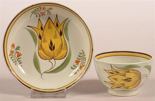 LEEDS SOFT PASTE CHINA TULIP CUP