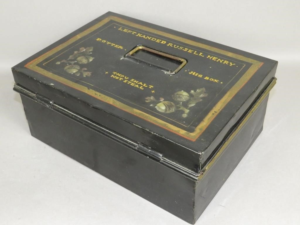"LEFT HANDED RUSSELL HENRY'S" TIN