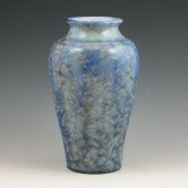Leftwich Pottery vase with hea