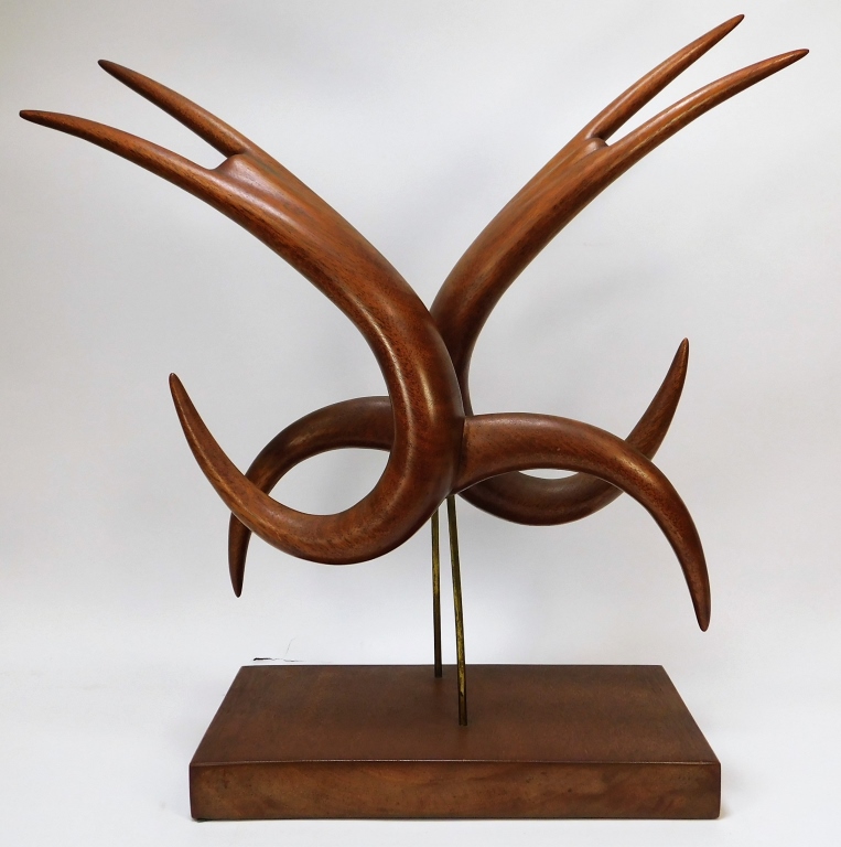 LEGH MYERS LEAPING FIGURES CARVED