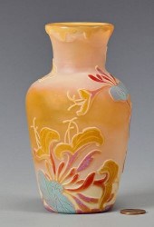 LEGRAS CAMEO ART GLASS VASELeg