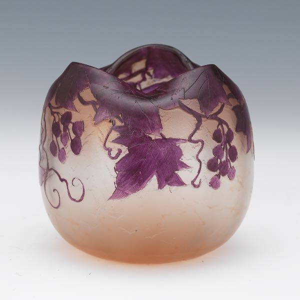 LEGRAS CAMEO CARVED ENAMELED