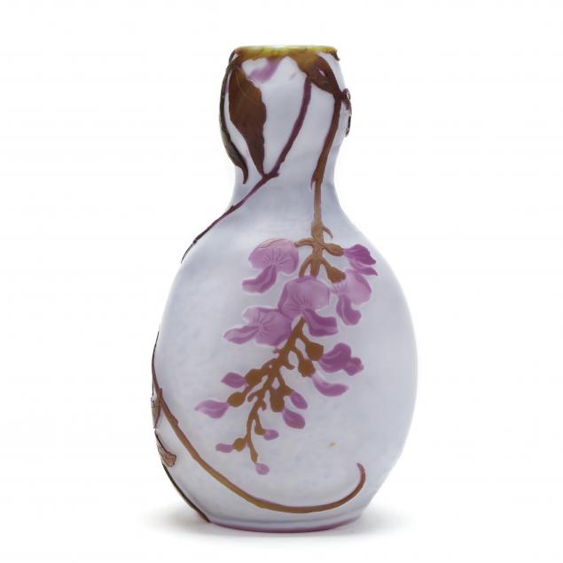 LEGRAS, CAMEO GLASS BOTTLE VASE