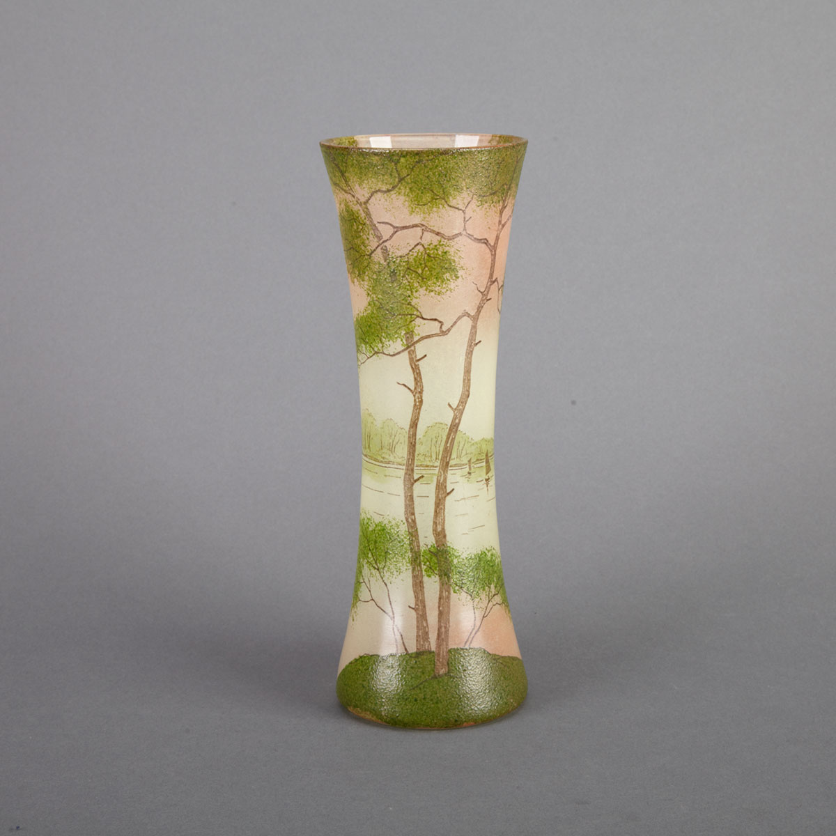 Legras Enameled Glass Lakeside