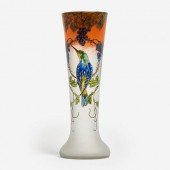 LEGRAS FRENCH ART GLASS VASEA