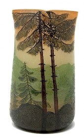LEGRAS LANDSCAPE CAMEO GLASS V