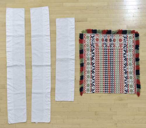 Lehigh Valley crib coverlet 19th c.
