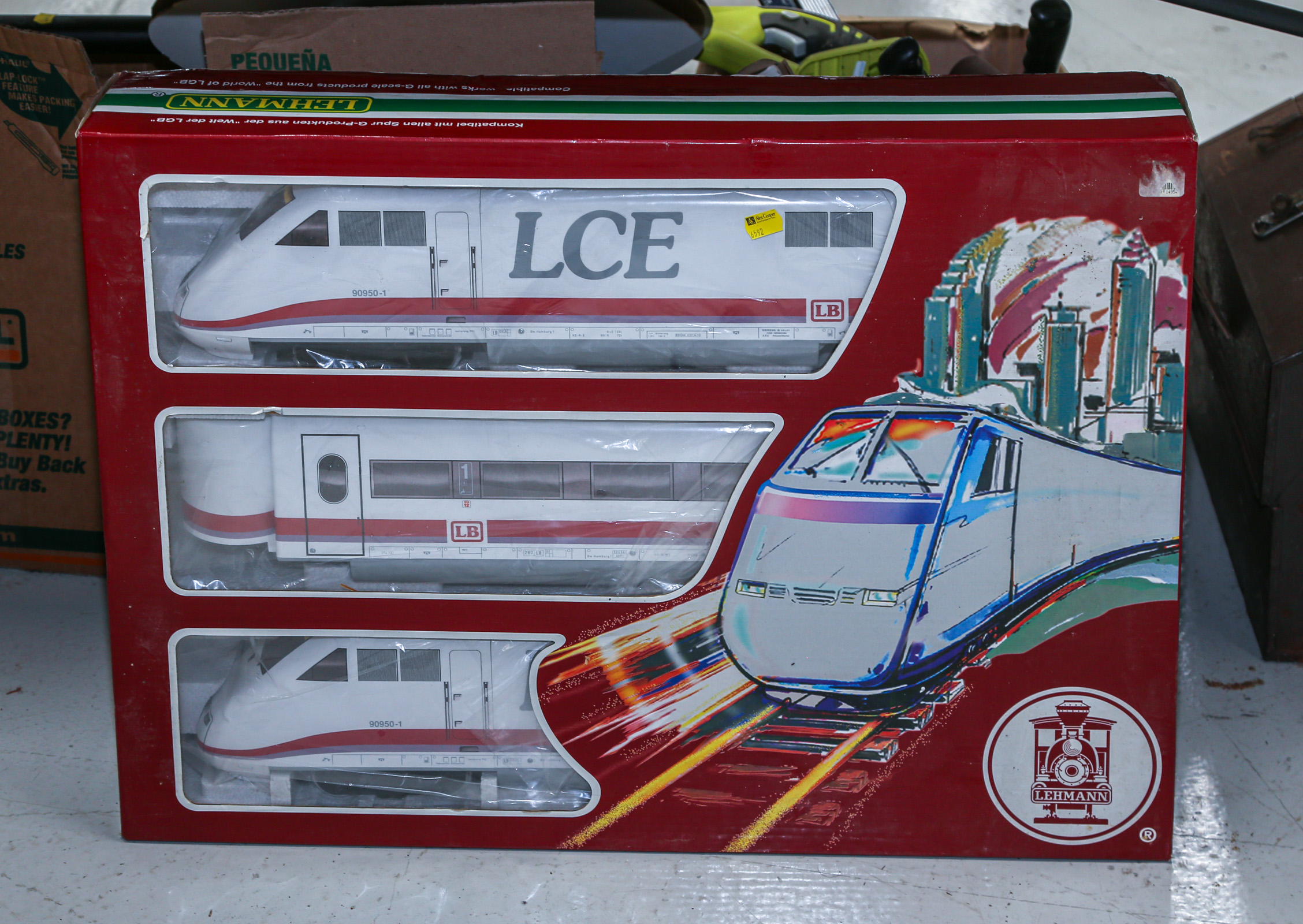 LEHMANN BOXED TRAIN SET .